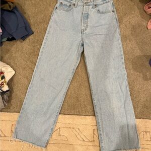 Levi’s rib cage straight ankle 29